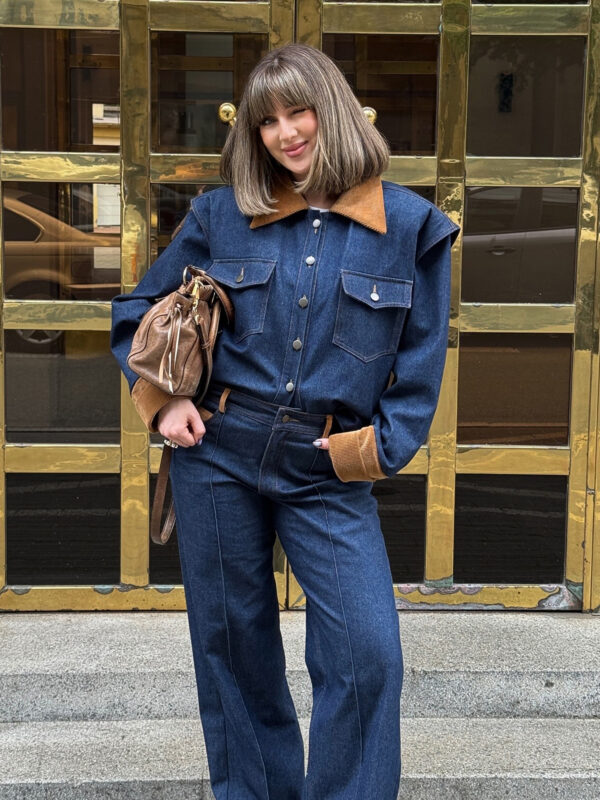 Kurtka Denim z odpinanymi rękawami 2w1