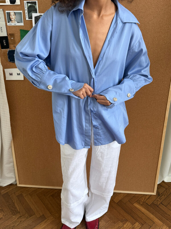 Koszula Sublime Ice Blue ze spinkami