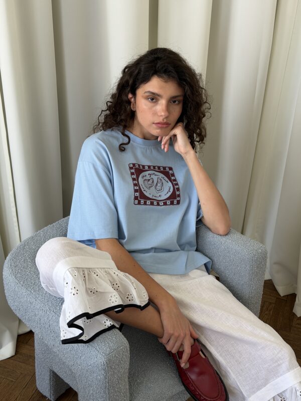 T-shirt The Oyster Club Blue